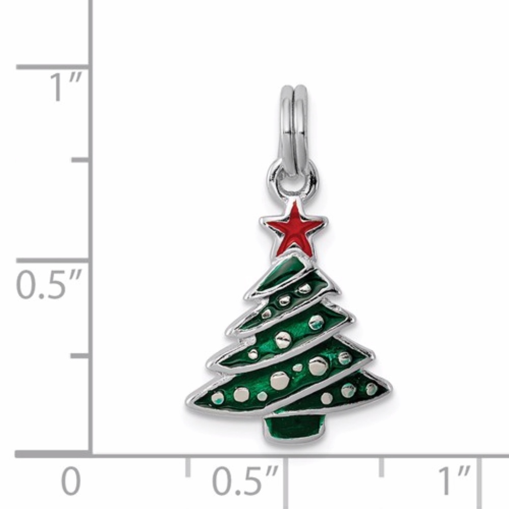 Sterling Silver Christmas Tree - Picture 3 of 3